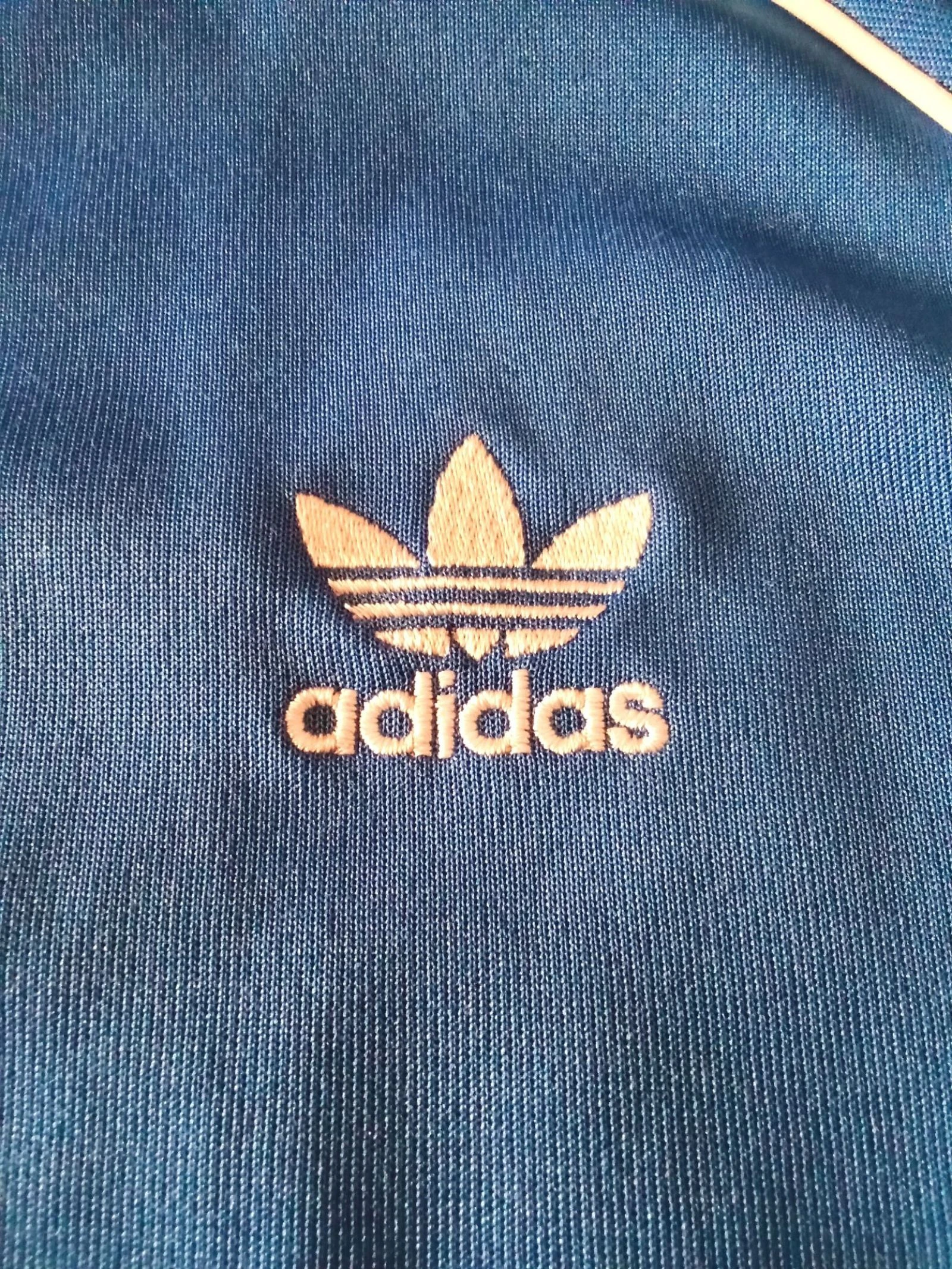 Vintage fit Adidas Originals jas maat S origineel blauw nieuw zonder labels – photo 4